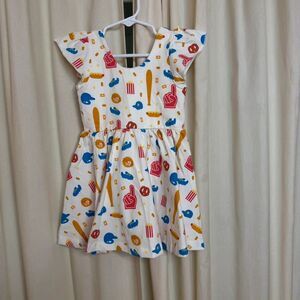 Monica + Andy 2T baseball themed dress